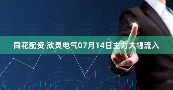 同花配资 欣灵电气07月14日主力大幅流入