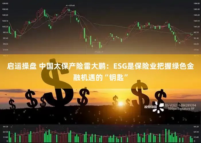 启运操盘 中国太保产险雷大鹏：ESG是保险业把握绿色金融机遇的“钥匙”